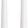 Moods & More - LED taper candle, Silk, Slim, Classic white, 2-pack, 23