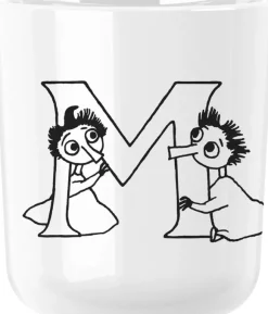Moomin ABC mugg - M 0.2 l. Moomin white