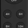 Mr. Wattson Remote Control, Oval, Black