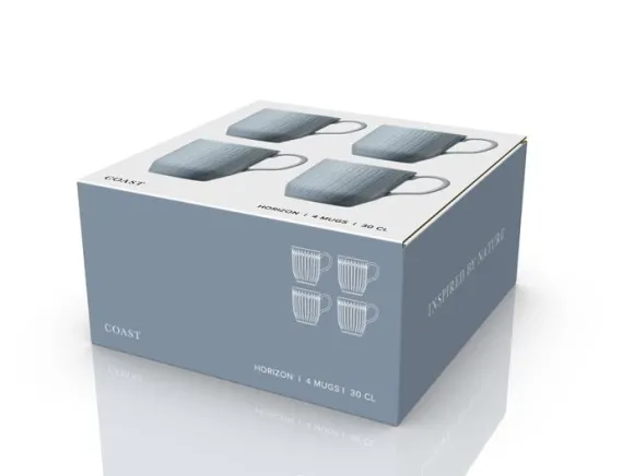Mugg Horizon 30 cl 4 st Sea