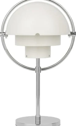 Multi-Lite Portable Lamp, EU (Base: Chrome, Shade: White Semi Matt)
