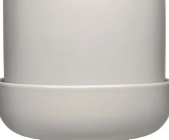 Nappula urtepotte med underskål 170x130 lysegrå