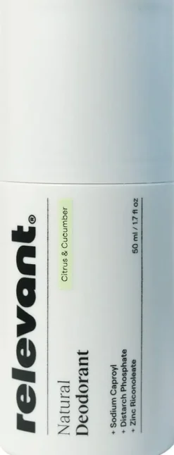 Natural Deodorant (Citrus & Cucumber)