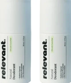 Natural Deodorant Citrus & Cucumber Duo Pack