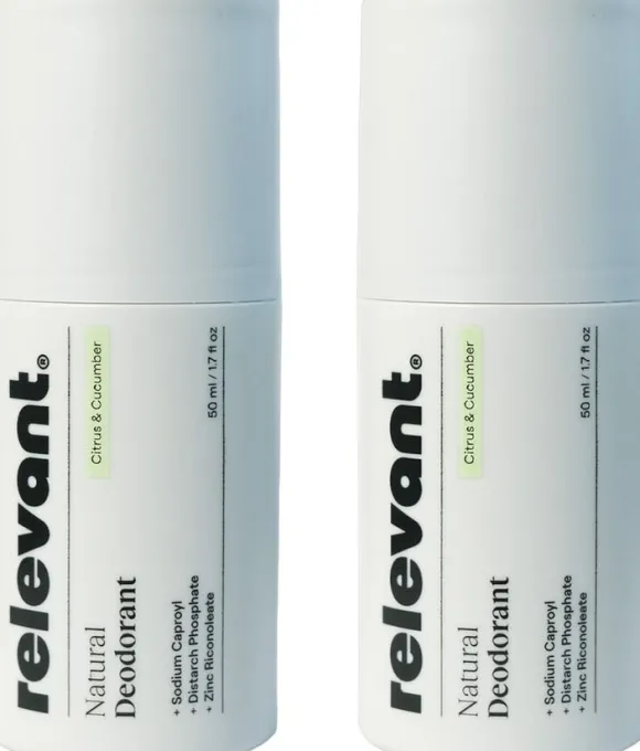 Natural Deodorant Citrus & Cucumber Duo Pack