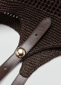 Natural fibre tote bag