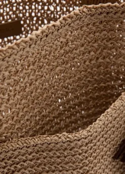 Natural fibre tote bag