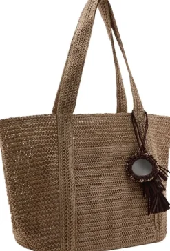 Natural fibre tote bag