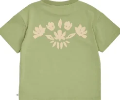 Natures imprint embroidery s/s T