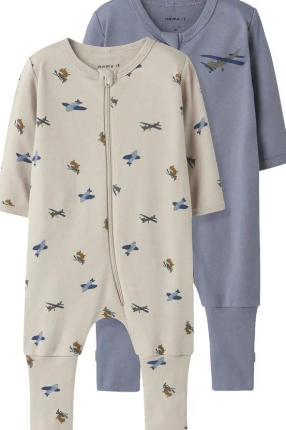 NBMNIGHTSUIT 2P ZIP FF AIRPLANE NOO