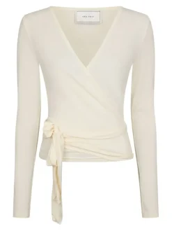 Nia Jersey Wrap Blouse