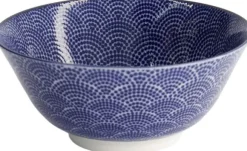 Nippon Blå tayo skål 15,2x6,7cm 500ml Prikker