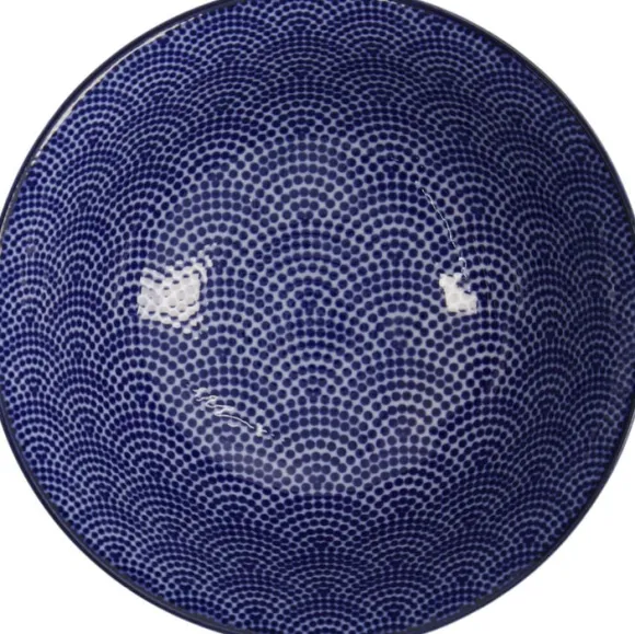 Nippon Blå tayo skål 15,2x6,7cm 500ml Prikker