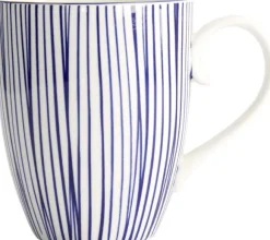 Nippon Blue Mug 8.5x10. 2cm 380ml Lines