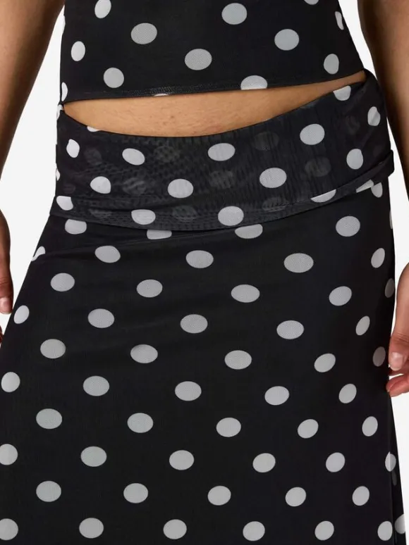 NMDOTTIE ANKLE MESH FOLD DOWN SKIRT