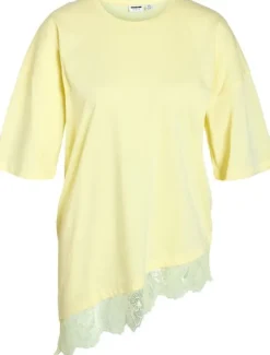 NMEASY LACE DETAIL S/S T-SHIRT /TNT