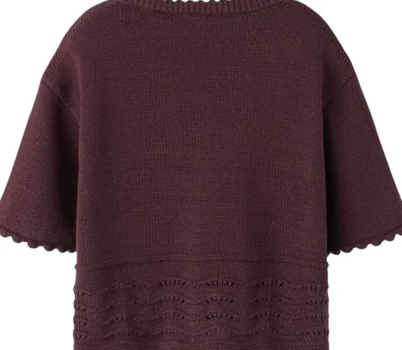 NMFLOLA SS KNIT TOP LIL