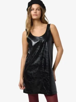 NMKANE PINAFORE VINYL DRESS