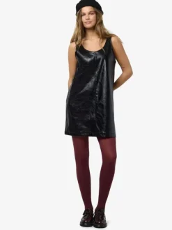 NMKANE PINAFORE VINYL DRESS