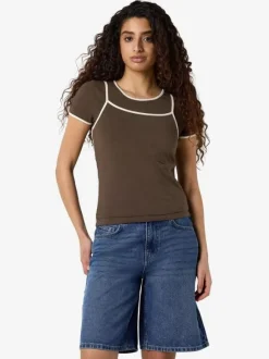 NMKERRY S/S DOUBLE LAYER TOP /TNT14