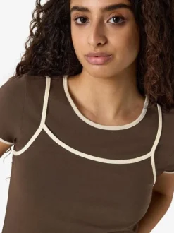 NMKERRY S/S DOUBLE LAYER TOP /TNT14