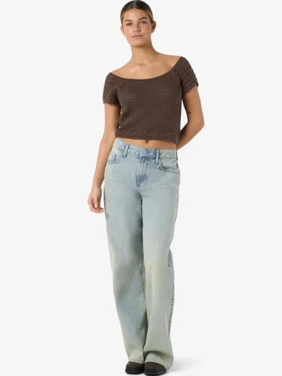 NMQUINN S/S KNIT TOP FWD