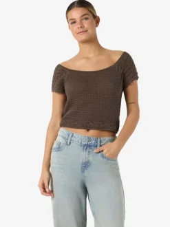 NMQUINN S/S KNIT TOP FWD
