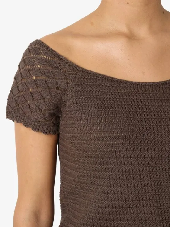 NMQUINN S/S KNIT TOP FWD