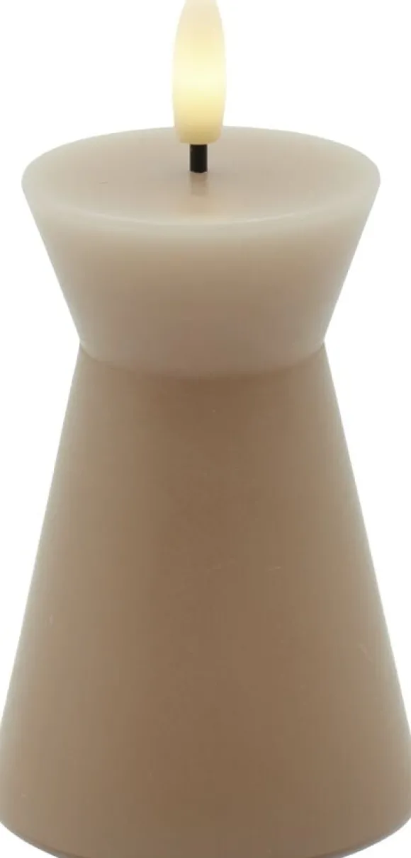 Nordisk Skulptur, Sille Kegle Ø6,7x10 cm, Light Caramel