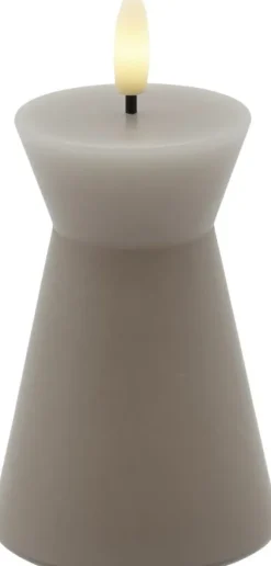 Nordisk Skulptur, Sille Kegle Ø6,7x10 cm, Warm Gray
