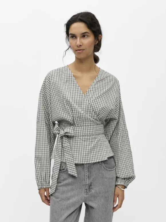 OBJANNA LS WRAP TOP E TNE 26