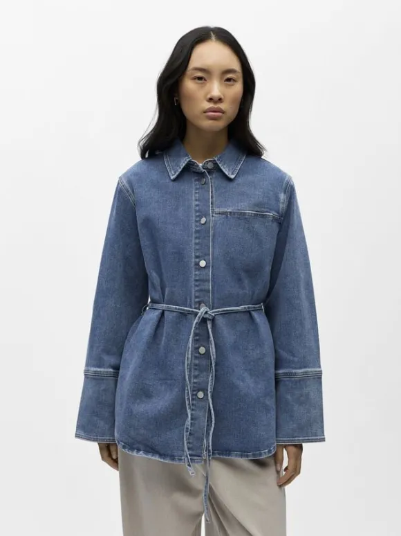 OBJCARO L/S LO DENIM SHIRT 144