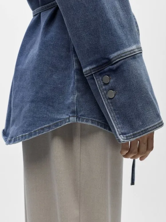 OBJCARO L/S LO DENIM SHIRT 144