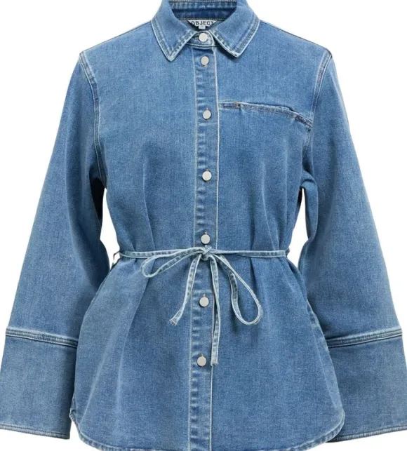 OBJCARO L/S LO DENIM SHIRT 144