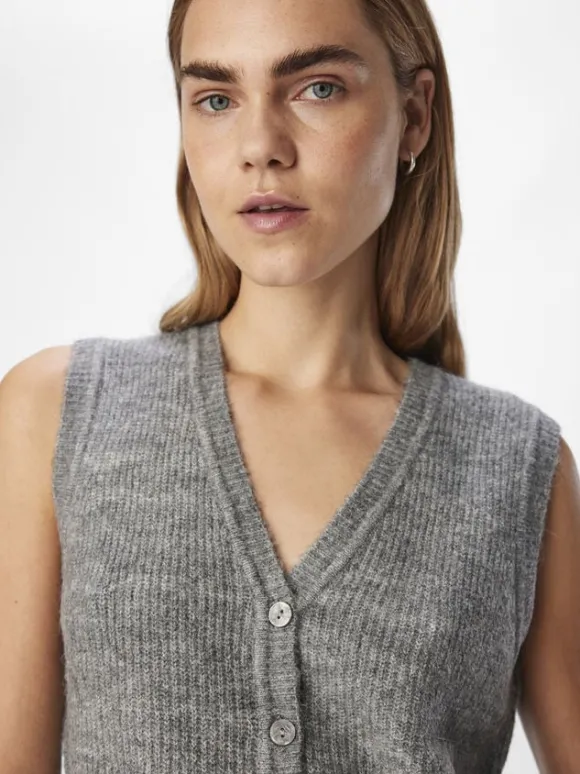 OBJDIANA RE V-NECK KNIT VEST DIV