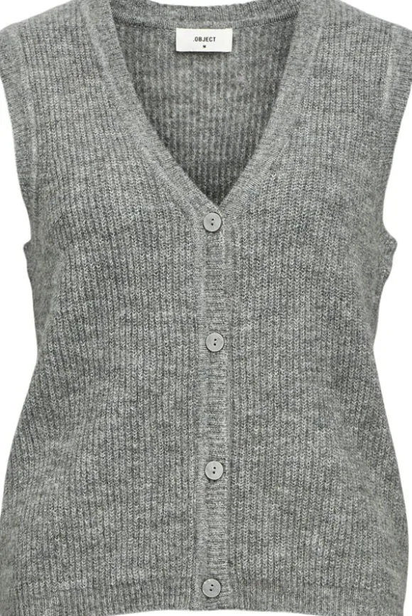 OBJDIANA RE V-NECK KNIT VEST DIV