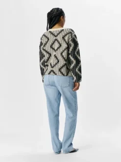 OBJFERKA RE L/S KNIT PULLOVER 137