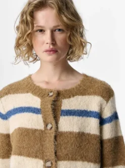 OBJGALIA L/S RE KNIT CARDIGAN NOOS