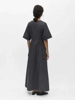 OBJKAELA 2/4 RE LONG DRESS E SS FAI