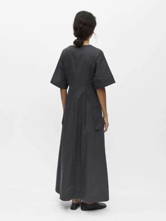 OBJKAELA 2/4 RE LONG DRESS E SS FAI