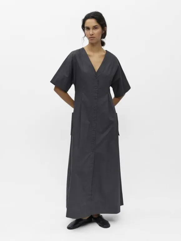 OBJKAELA 2/4 RE LONG DRESS E SS FAI