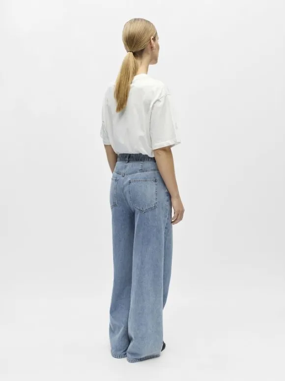 OBJLUCA TRI MW WIDE LOOSE JEANS NOO
