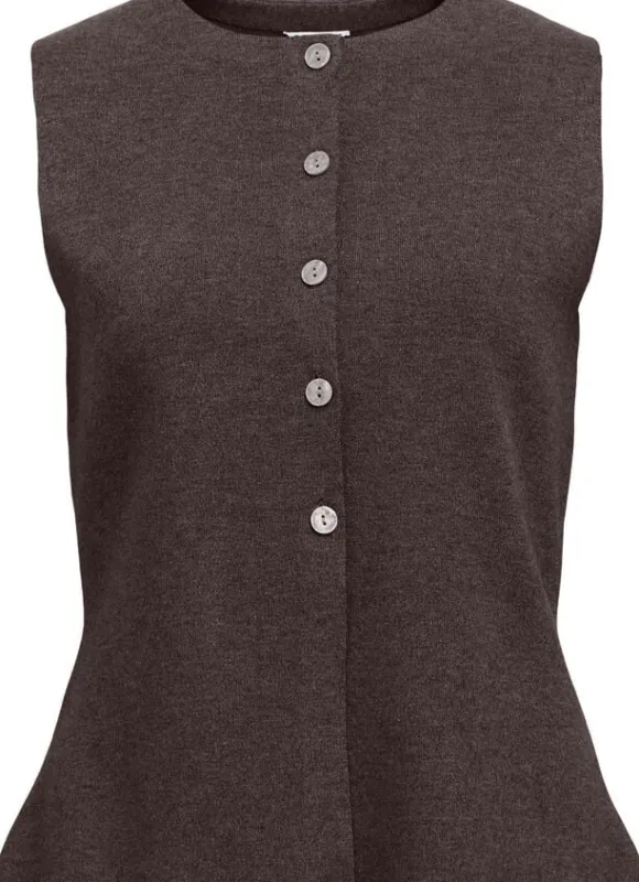 OBJREYNARD RE KNIT VEST DIV