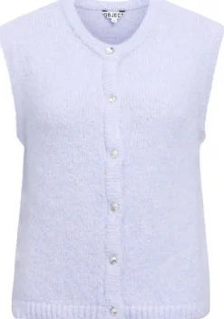 OBJSAGGIA RE KNIT VEST CARDIGAN NOO