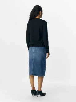 OBJTHESS L/S SHORT CARDIGAN NOOS