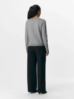OBJTHESS L/S SHORT CARDIGAN NOOS