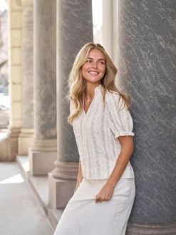 Odesa Floral Stripe Blouse