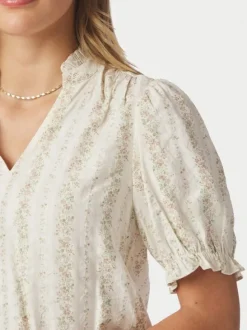Odesa Floral Stripe Blouse