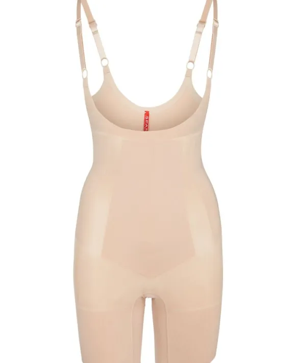 OnCore Open-Bust Mid-Thigh Bodysuit