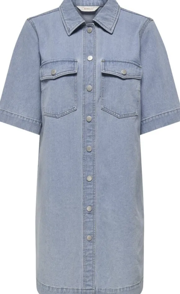 ONLBELLE S/S BUTTON DRESS DNM GUA